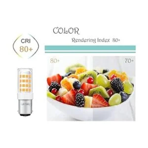 Lamsky Bombilla LED BA15D de doble contacto con base de