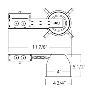 NICOR Lighting 19001ARLEDID empotrable luminariocarcasas_2