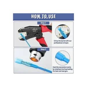Sopoby Juego de conectores termorretráctiles para cable_3