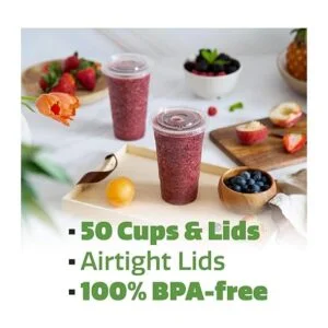 Comfy Package set de 50 unidades de vasos plásticos_3