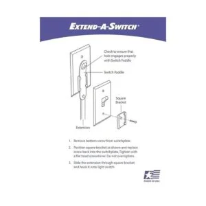 Extensor de interruptor de luz para niños paquete de 2_6