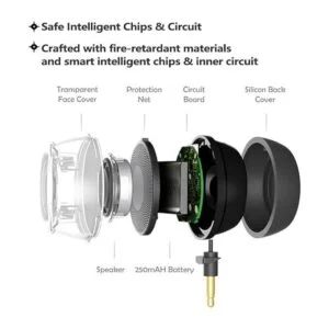 Altavoz portátil Leadsound Crystal 3W 1.063 in 8 Mini_5