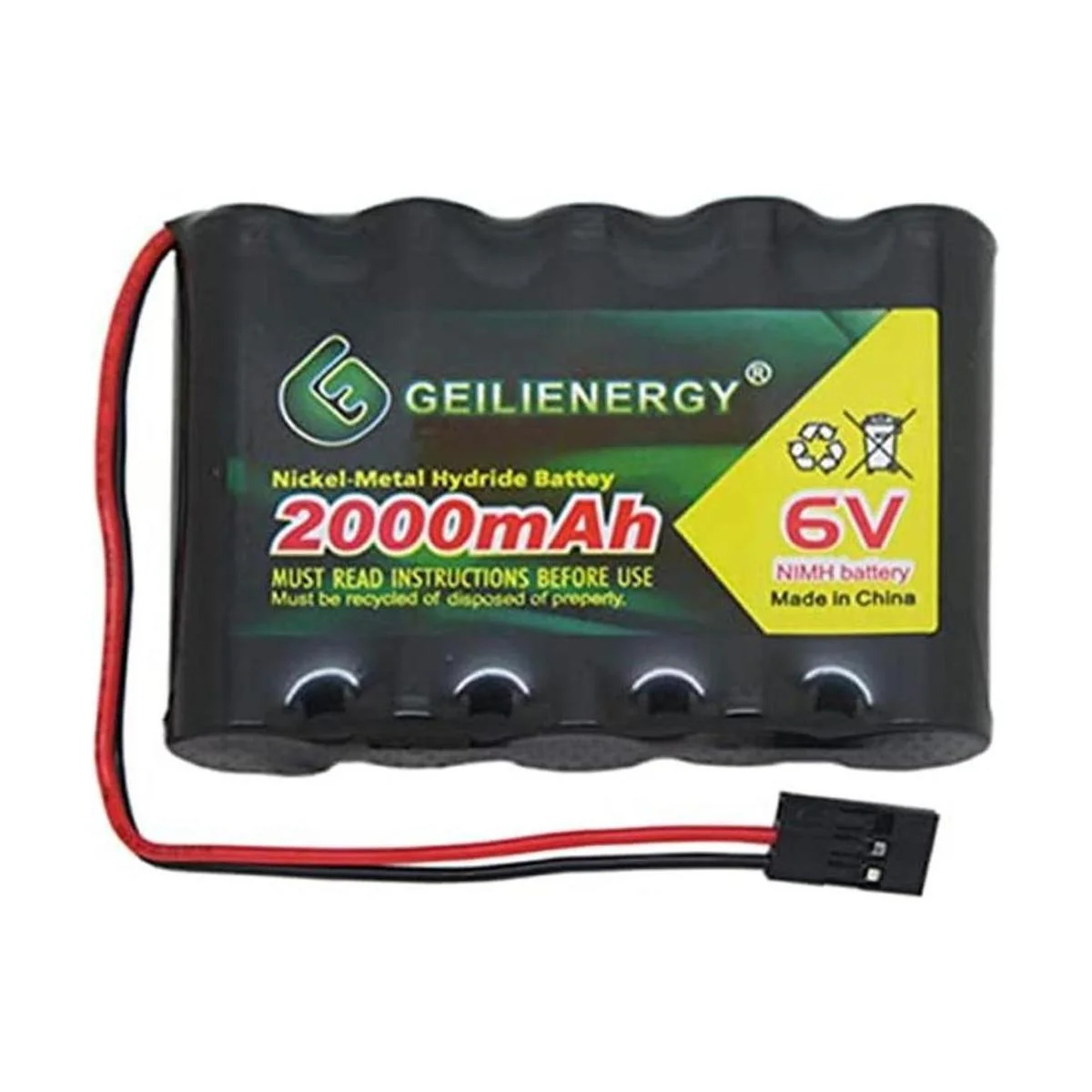 Geilienergy Batería NiMH de alta capacidad de 2000 mAh_1