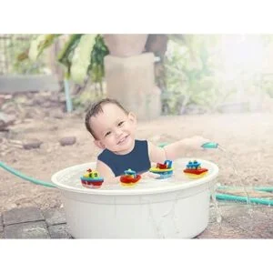 Juguetes para el baño para niños y niñas 3 Bees Me set_6