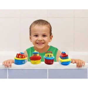 Juguetes para el baño para niños y niñas 3 Bees Me set_2
