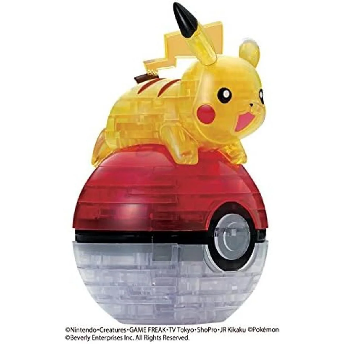 Rompecabezas de 61 piezas 3D Pokemon Pikachu y Monster Ball_3
