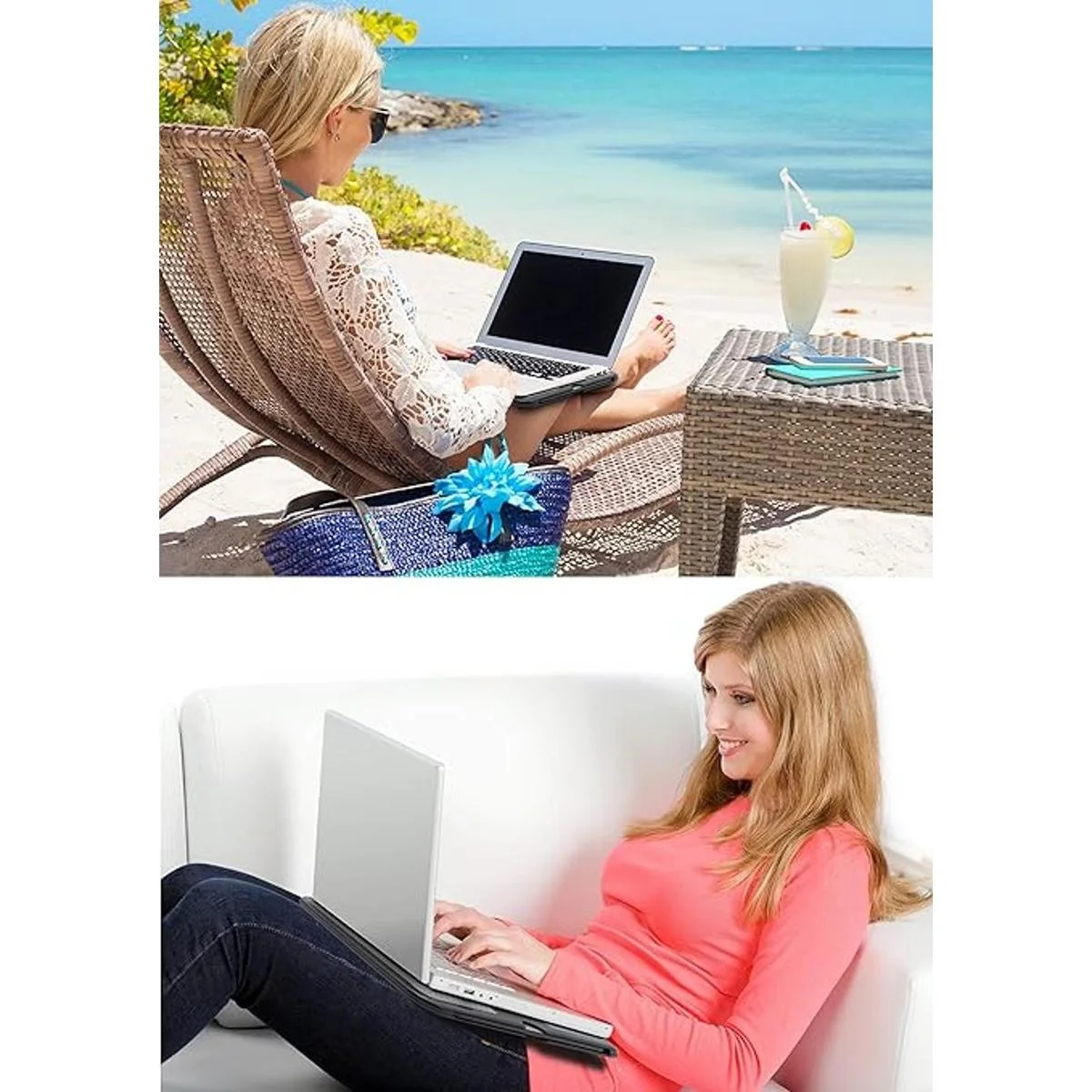 Charola para Laptop con alfombrilla para mouse._6