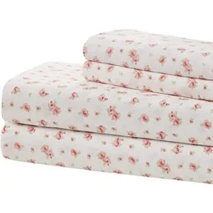 Modern Threads Sábanas estampadas de microfibra suave_1