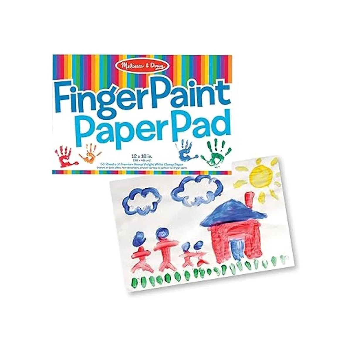 Pad de papel para pintura con los dedos Melissa Doug 12_3