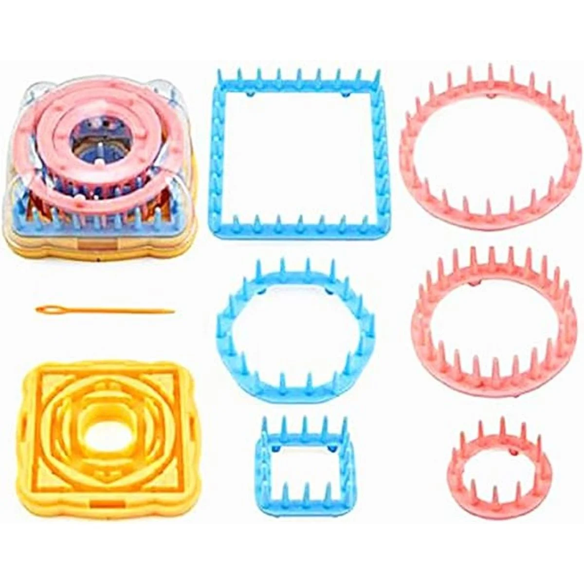 Kit de telar para tejer flores Alimitopía juego de