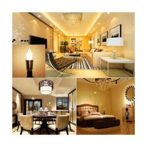 Bombilla para candelabro LED Bogao pack de 4 bombilla