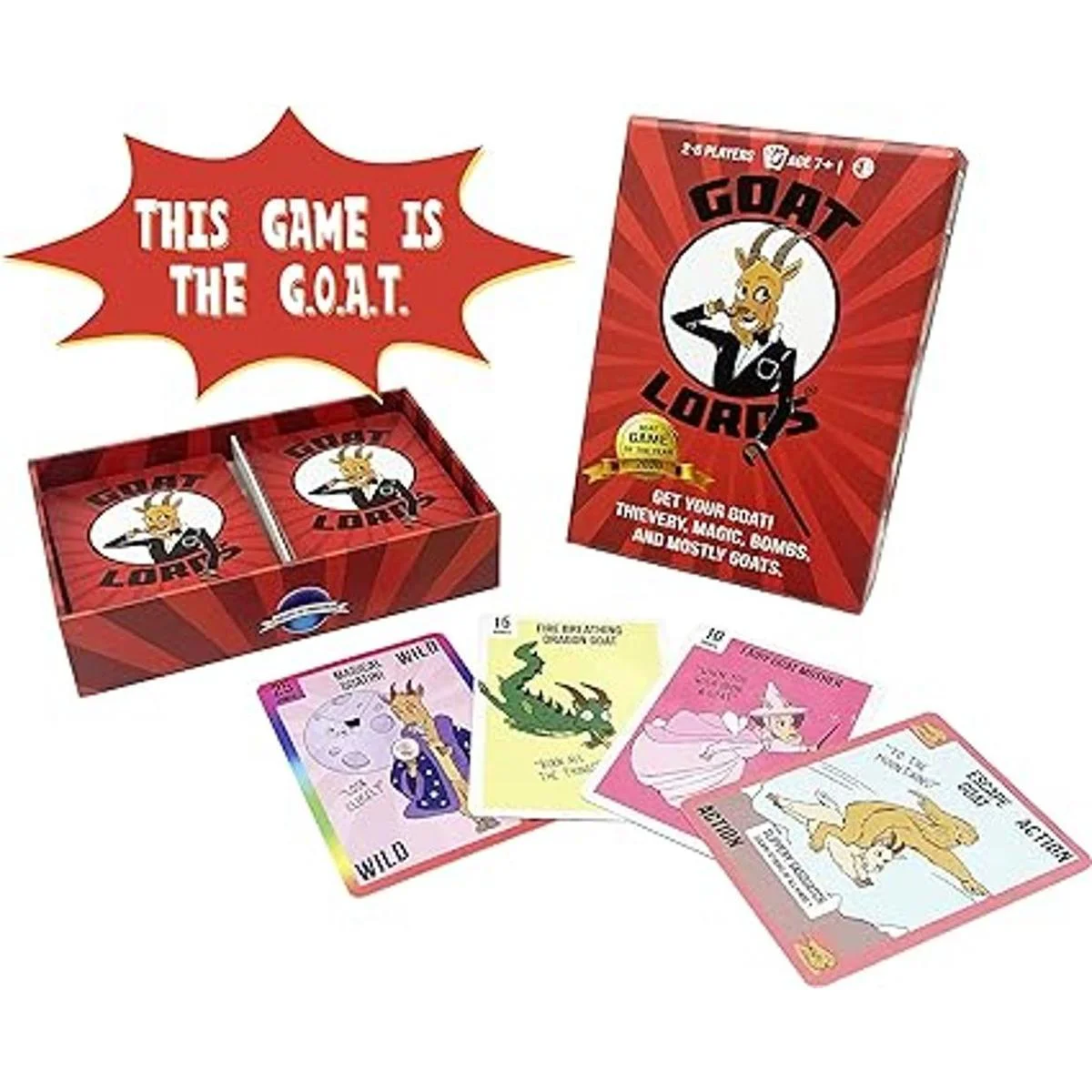 Goat Lords by Gatwick Games Juego de cartas divertido_2