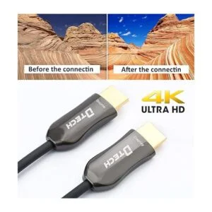 DTECH Cable HDMI 2.0 ultra delgado de fibra óptica de 150_5