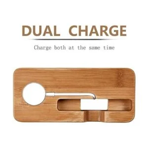 AICase Soporte para reloj iWatch de madera de bambú_5