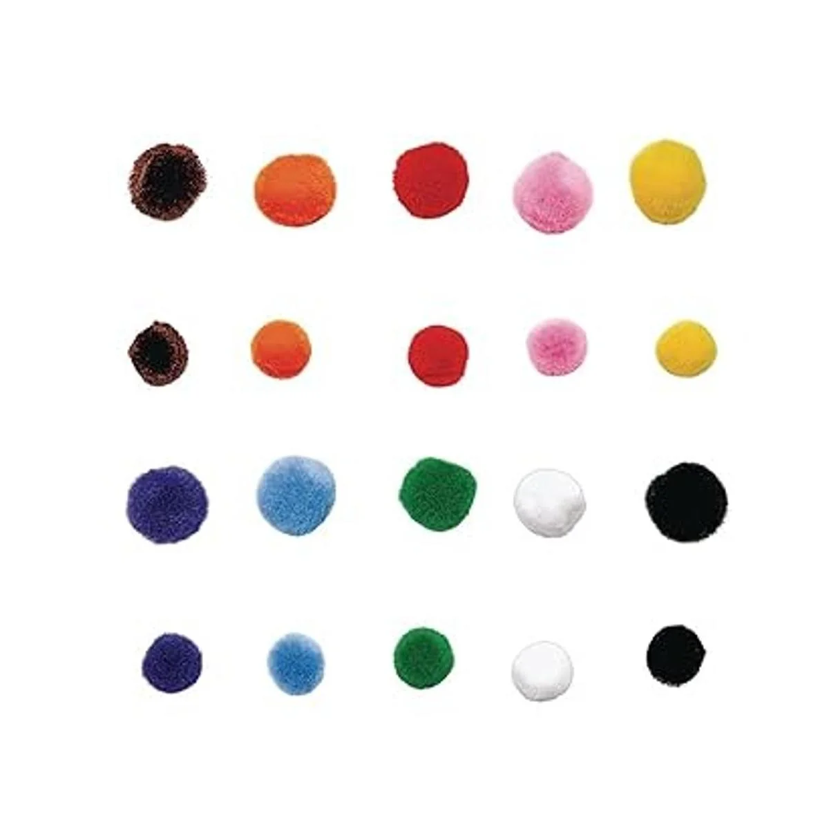 Mini pompones 500 piezas Tema minipom