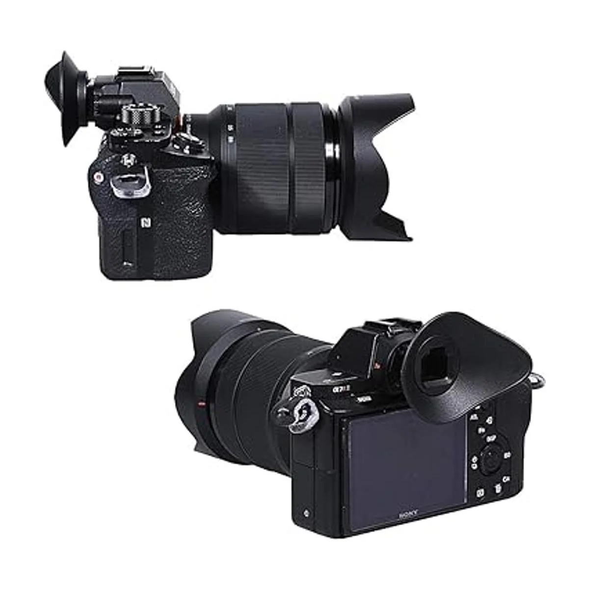 Ocular de cámara giratoria ovalada para Sony A9II A7RIII_5