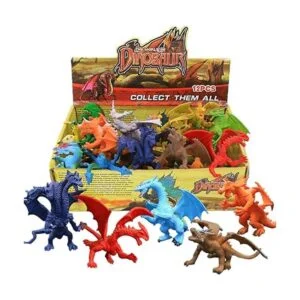 Juguetes de dragón 12 piezas surtidas de figuras de_6