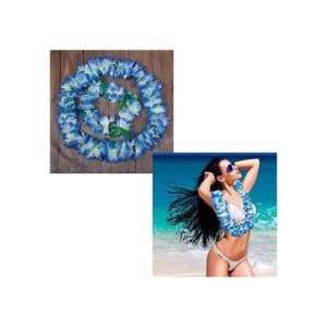 Collares de imitación de flor de seda totalmente rizado_5