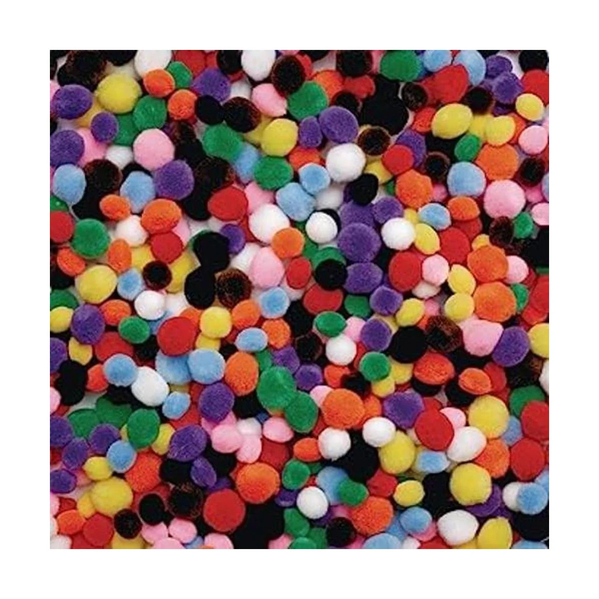 Mini pompones 500 piezas Tema minipom