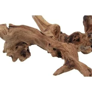 Decoración de madera de arrastre en corrientes sumergible