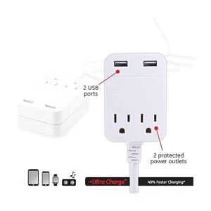 GE Pro Cable de extensión de carga USB estación de carga