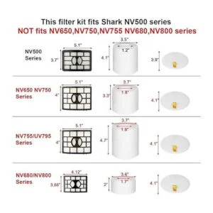 Kit de filtro HEPA 2 2 filtros de espuma para Shark_4