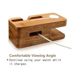 AICase Soporte para reloj iWatch de madera de bambú_4