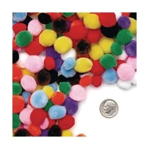 Mini pompones 500 piezas Tema minipom