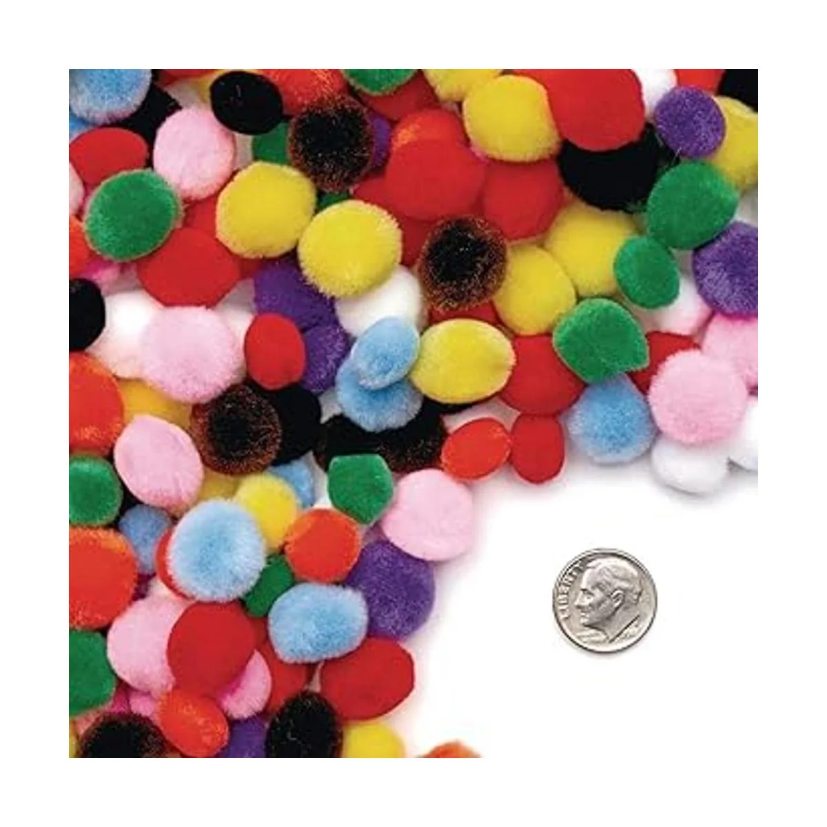 Mini pompones 500 piezas Tema minipom