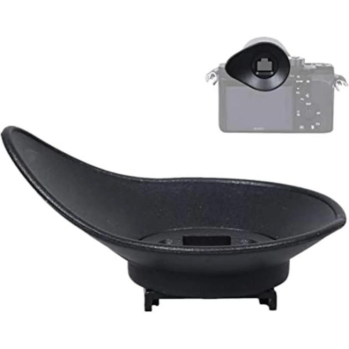 Ocular de cámara giratoria ovalada para Sony A9II A7RIII_1