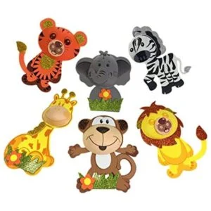 Decoraciones de animales tamaño grande 8 pulgadas de