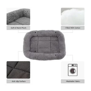 Cama de algodón LESYPET para perros pequeños lavable_2