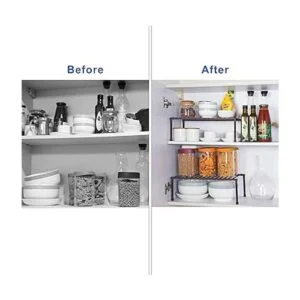 STORAGE MANIAC Juego de 4 estantes de cocina estante de_5