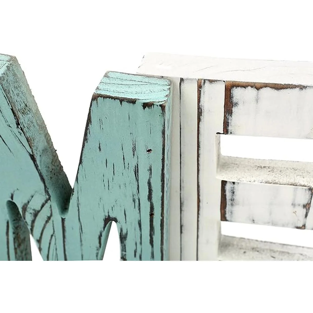 MyGift letrero decorativo rústico de madera HOME