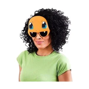 SunStaches Disfraz de mujer Pok mon Charmander con lentes_4