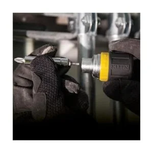 Klein Tool 32593 Desarmador corto de trinquete 6 en 1_3