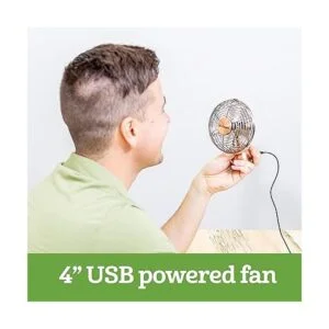 Holmes Heritage Ventilador de escritorio mini USB de 4_4