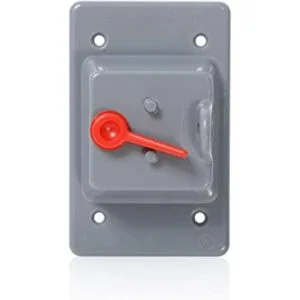 Leviton wp1sgy Cubierta impermeable de plástico Flat_1