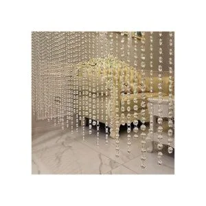 Hebras con gemas de vidrio acrílico transparentes KinHom