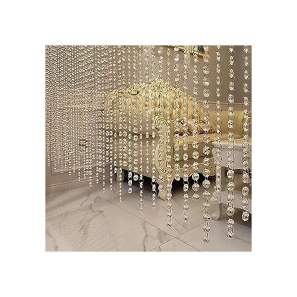 Hebras con gemas de vidrio acrílico transparentes KinHom