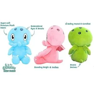 C is for Cthulhu Baby Plush Blue 6_2