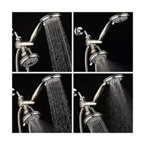AquaSpa Cabezal de ducha de alta presión 6 en 1 cabezal