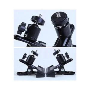 SLOW DOLPHIN Soporte de clip para cámara de trípode con_2