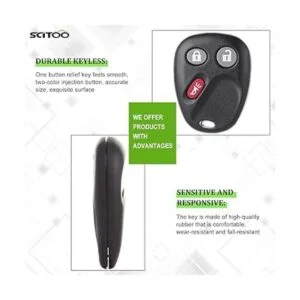 SCITOO 1 llavero sin llave de repuesto para Chevy Equinox_4