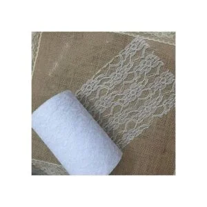 Cinta de encaje para corredor de mesa y pajaritas 25_3