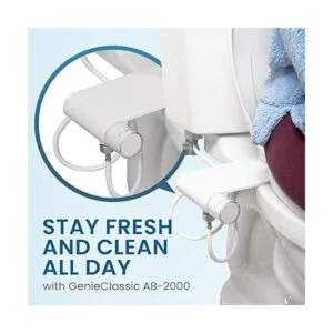 GenieBidet Bidé blanco para instalar en el sanitario_6