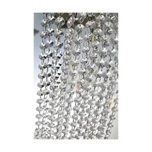 Hebras con gemas de vidrio acrílico transparentes KinHom