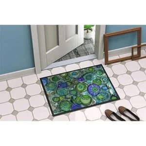 Carolines Treasures 8962JMAT Tapete abstracto en azul y_4