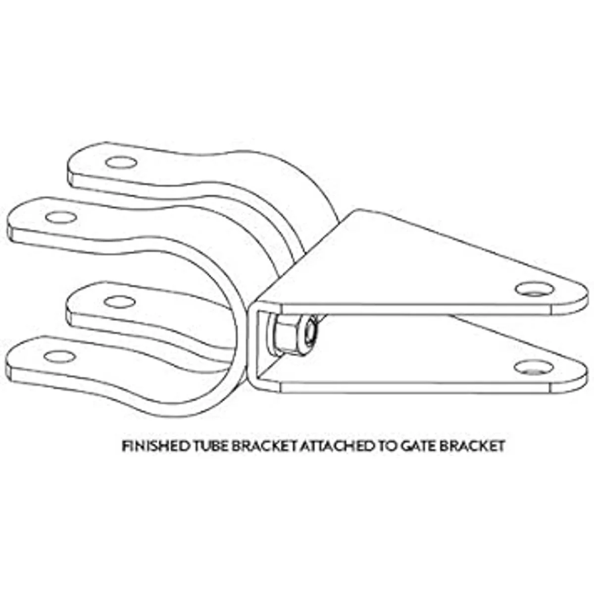 Ghost controles Tubo Puerta Bracket Kit Universal axtb_3