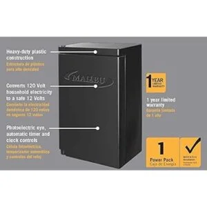 Malibu Paquete de energía de 45 vatios con sensor y